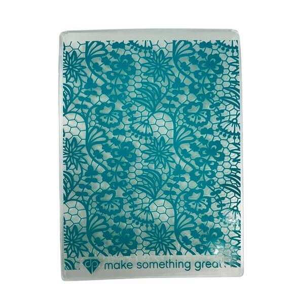 MAKE SOMETHING GREAT Embossing Folder Set Damask Lace Floral Card Making - Picture 4 of 7